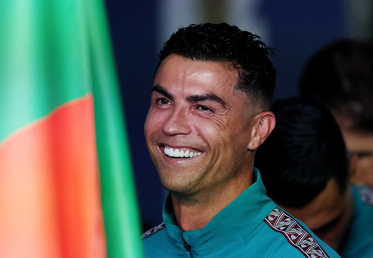 Football - FIFA World Cup 2026 - Group K - Colombia v Portugal - Miami Stadium, Miami Gardens, Florida, U.S. - June 27, 2026
Portugal's Cristiano Ronaldo before the match