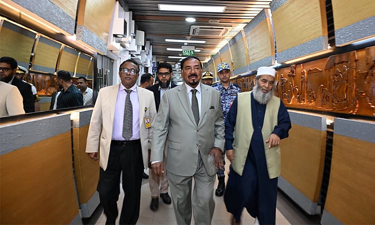 Speaker of the Jatiya Sangsad Major (Retd) Hafiz Uddin Ahmed leaves for Iran to attend Ayatollah Khamenei's janaza