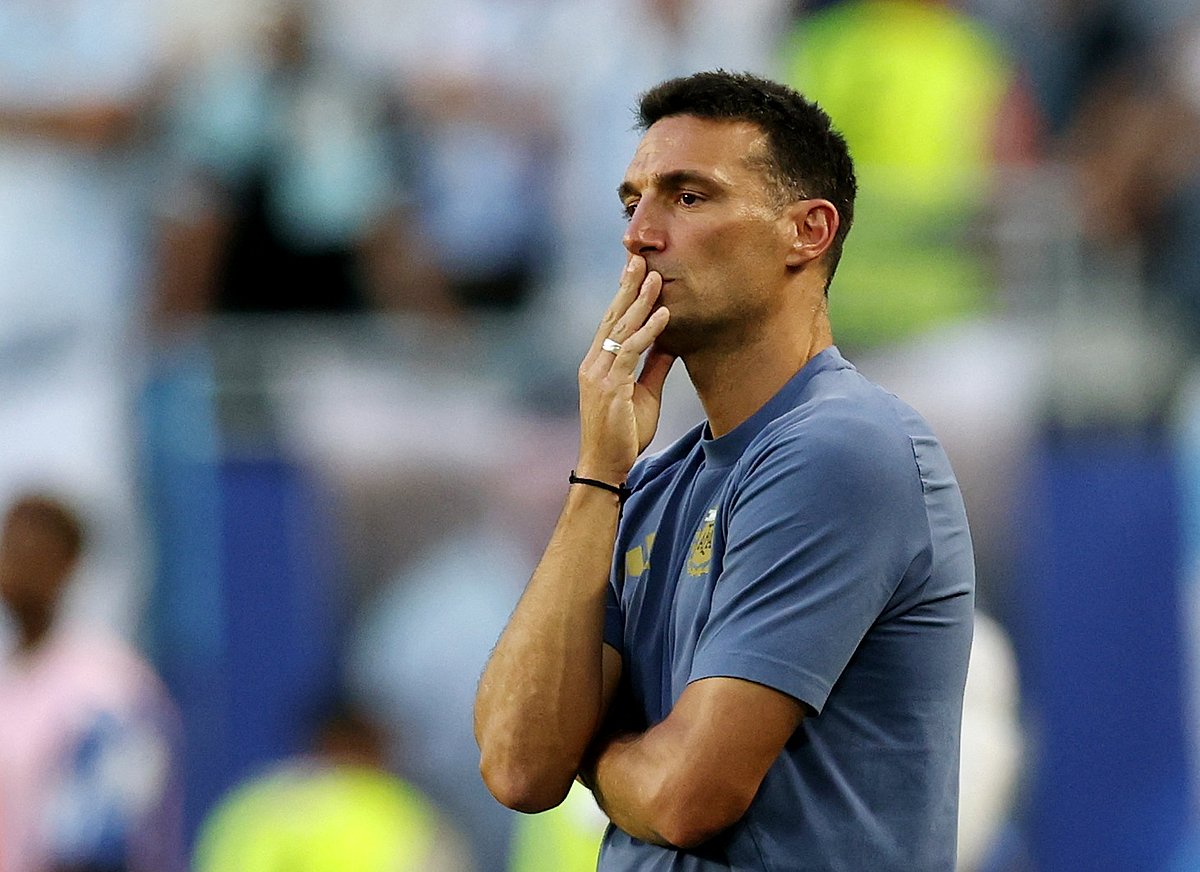 Argentina coach Lionel Scaloni at FIFA World Cup 2026 - Round of 32 - Argentina v Cape Verde - Miami Stadium, Miami Gardens, Florida, US 3 July, 2026.