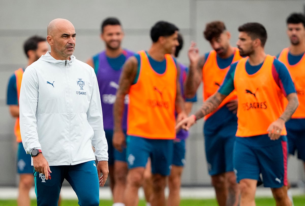 Portugal coach Roberto Martinez during training at Centennial Park, Toronto, Canada - July 4, 2026