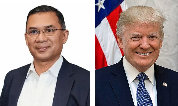 Bangladesh Prime Minister Tarique Rahman and US President Donald Trump