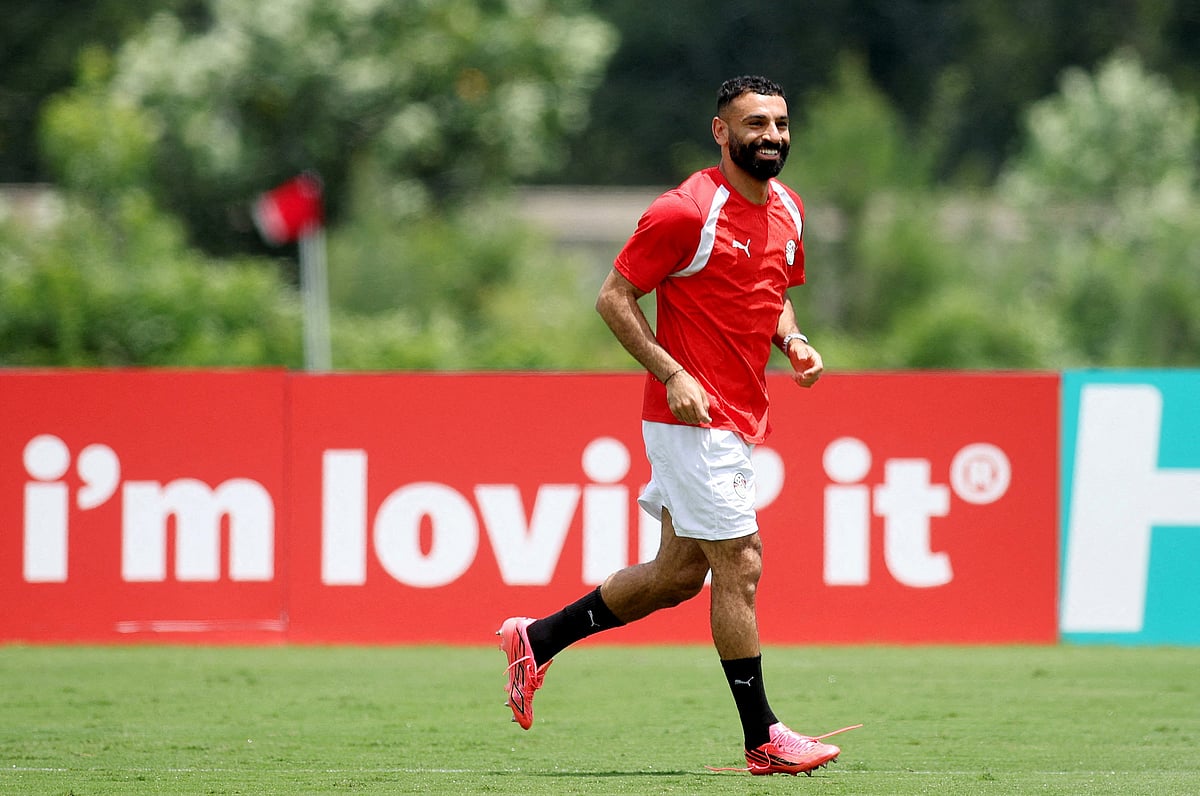 Football - FIFA World Cup 2026 - Egypt Training - Atlanta United Training Centre, Atlanta, Georgia, U.S. - July 6, 2026
Egypt's Mohamed Salah during training