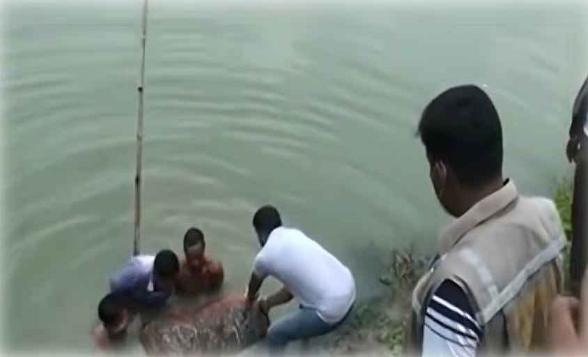 The body of Hekmat Ali was recovered from a pond at a commercial hatchery following the confessional statement of Rafiqul Islam
