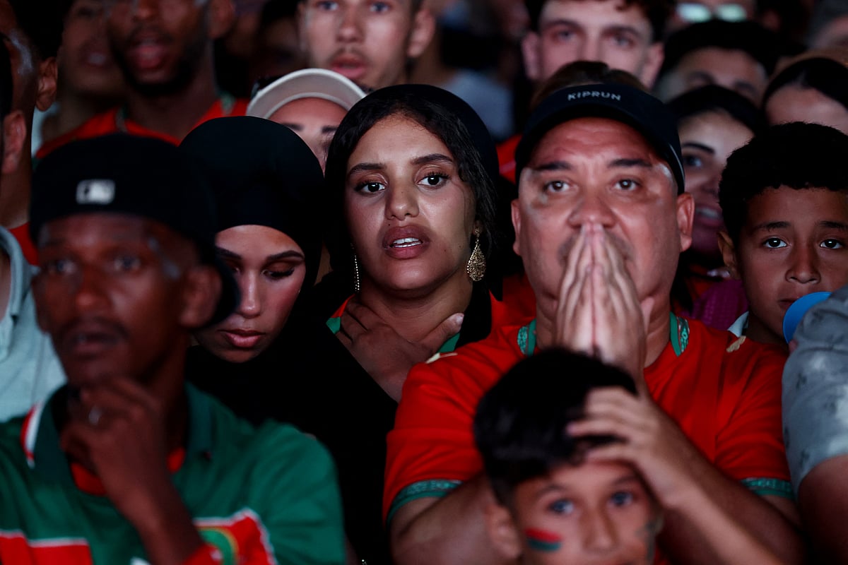 SOCCER-WORLDCUP-FRA-MAR/FANS-CASABLANCA