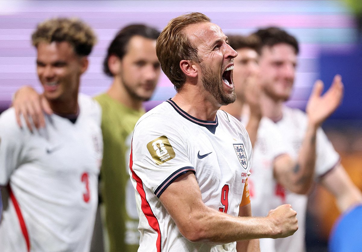 England's Harry Kane celebrates after the match at FIFA World Cup 2026 - Round of 32 - England v DR Congo - Atlanta Stadium, Atlanta, Georgia, US on 1 July, 2026.