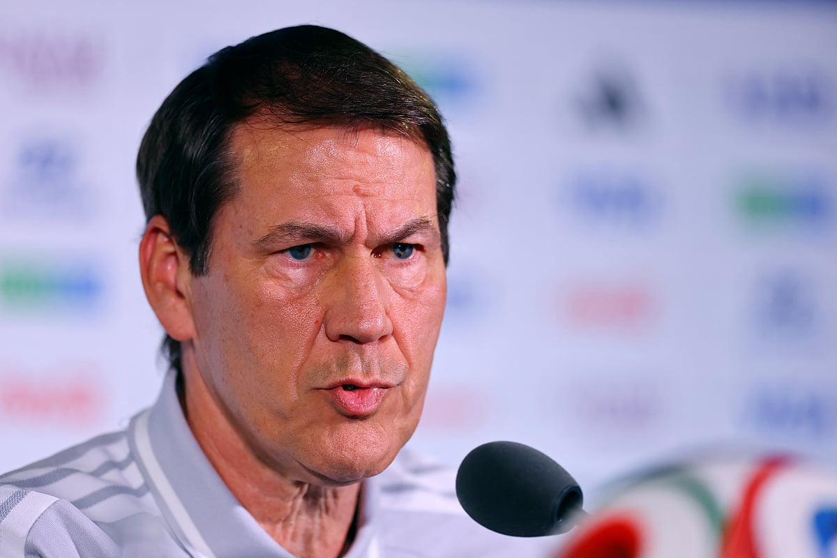 Football - FIFA World Cup 2026 - Belgium Training - Carson Sports Park, Carson, California, U.S. - July 9, 2026
Belgium coach Rudi Garcia during the press conference