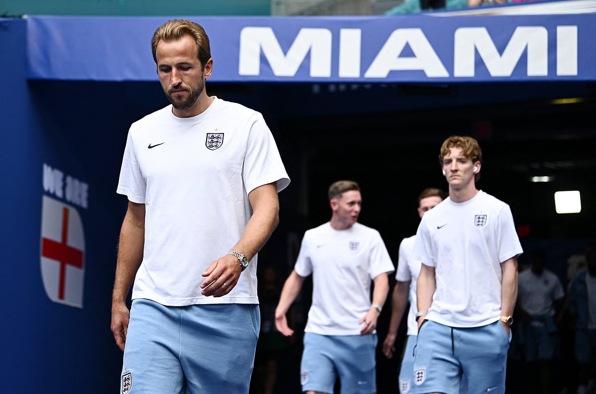 England's Harry Kane during a pitch walkaround before the match at FIFA World Cup 2026 - Quarter Final - Norway v England - Miami Stadium, Miami Gardens, Florida, US on 11 July, 2026.