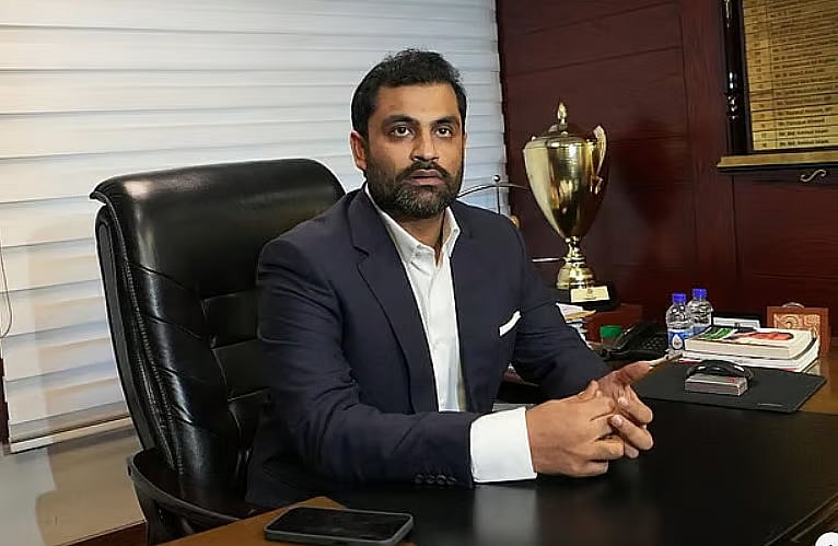 BCB President Tamim Iqbal at the BCB office.