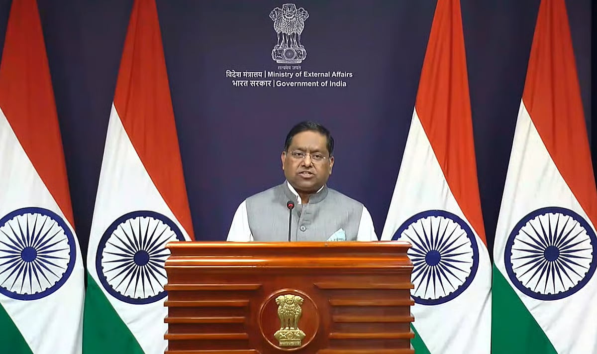Randhir Jaiswal, spokesperson for India's Ministry of External Affairs