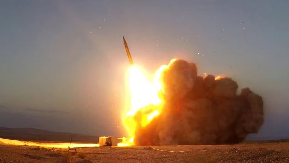 An Iranian missile. 