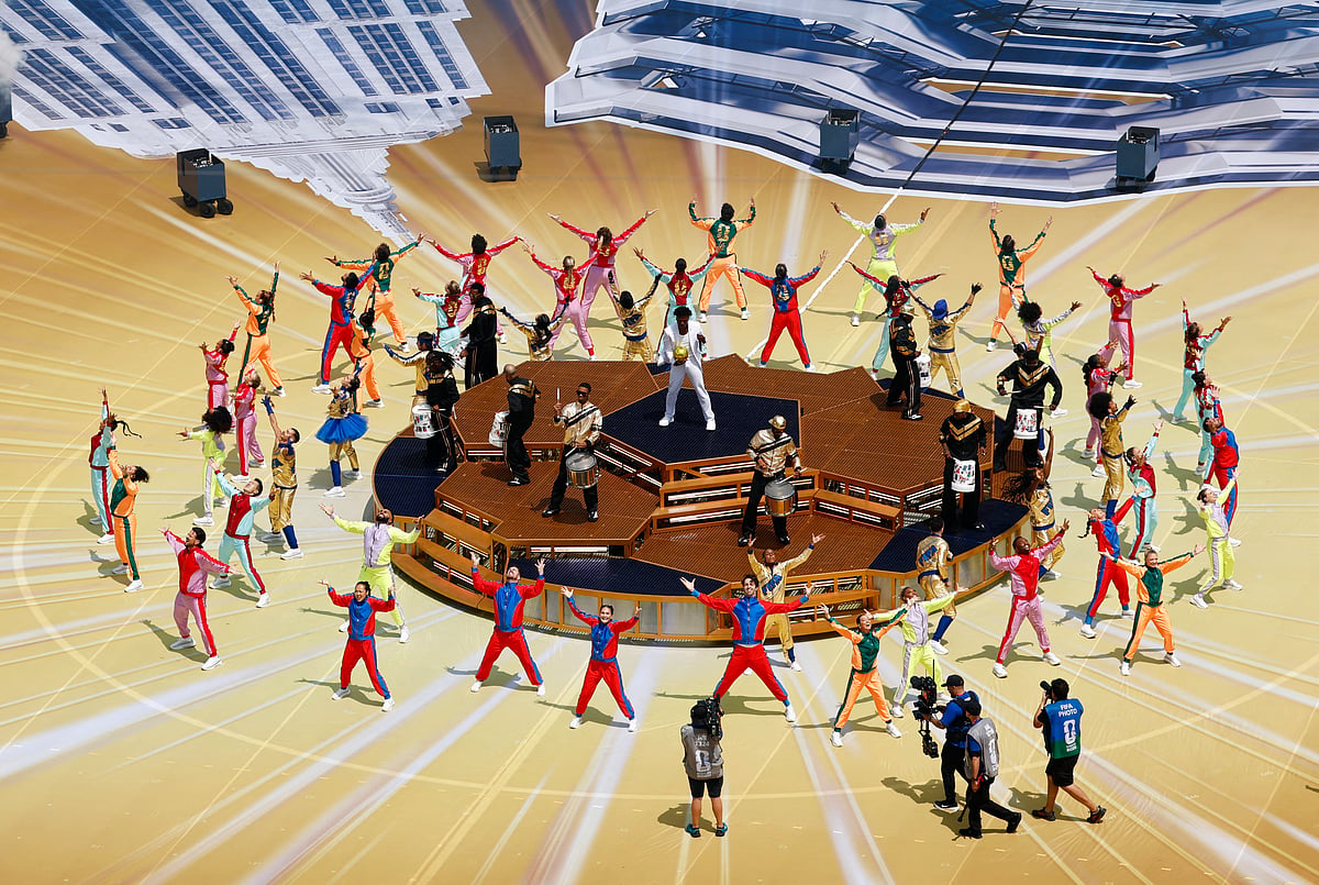 Soccer Football - FIFA World Cup 2026 - Final - Spain v Argentina - New York/New Jersey Stadium, East Rutherford, New Jersey, U.S. - July 19, 2026
YouTube creator IShowSpeed performs during the closing ceremony before the match REUTERS/Jeenah Moon