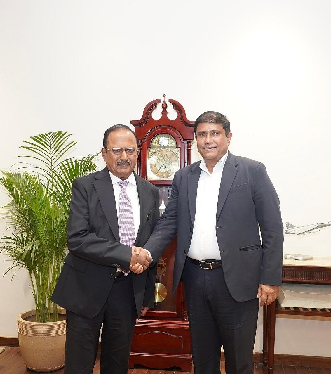Prime Minister Tarique Rahman's Defence Adviser Brigadier General (Retd.) AKM Shamsul Islam meets with India's National Security Adviser Ajit Doval on 15 July in Delhi.