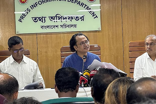 Jahed Ur Rahman, the Prime Minister's Adviser on Information and Broadcasting, at the Secretariat on Tuesday.