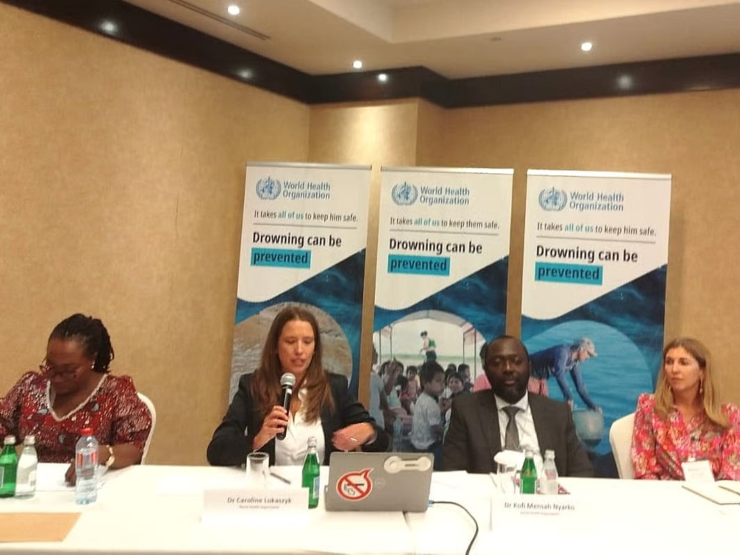 The World Health Organization will present a guidance document to help member states develop effective policies for drowning prevention. An international conference for that purpose began in Accra, the capital of Ghana, on Wednesday.
