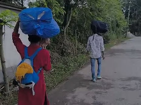 The two persons allegedly pushed into Bangladesh from India by BSF through Jibannagar border in Chuadanga