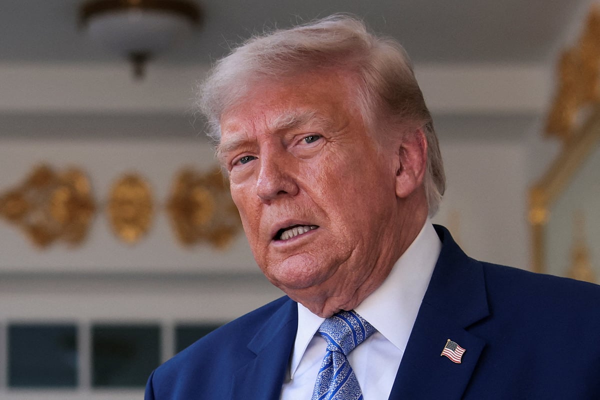 US President Donald Trump at the White House, Washington, US, on 23 July, 2026.