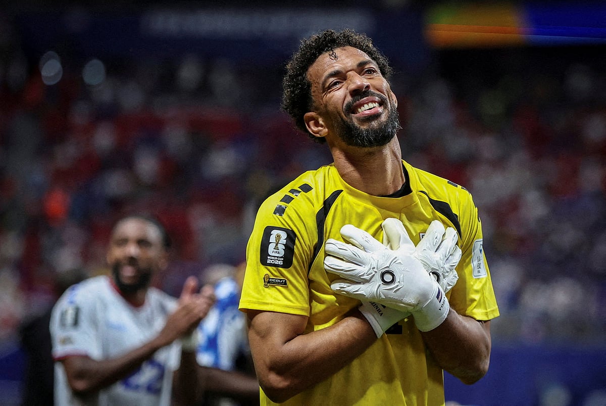 Cape Verde's Vozinha celebrates after the match in Atlanta Stadium, Atlanta, Georgia, U.S., June 15, 2026.