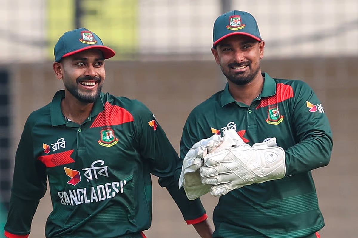 Litton Das and Mehidy Hasan Miraz
