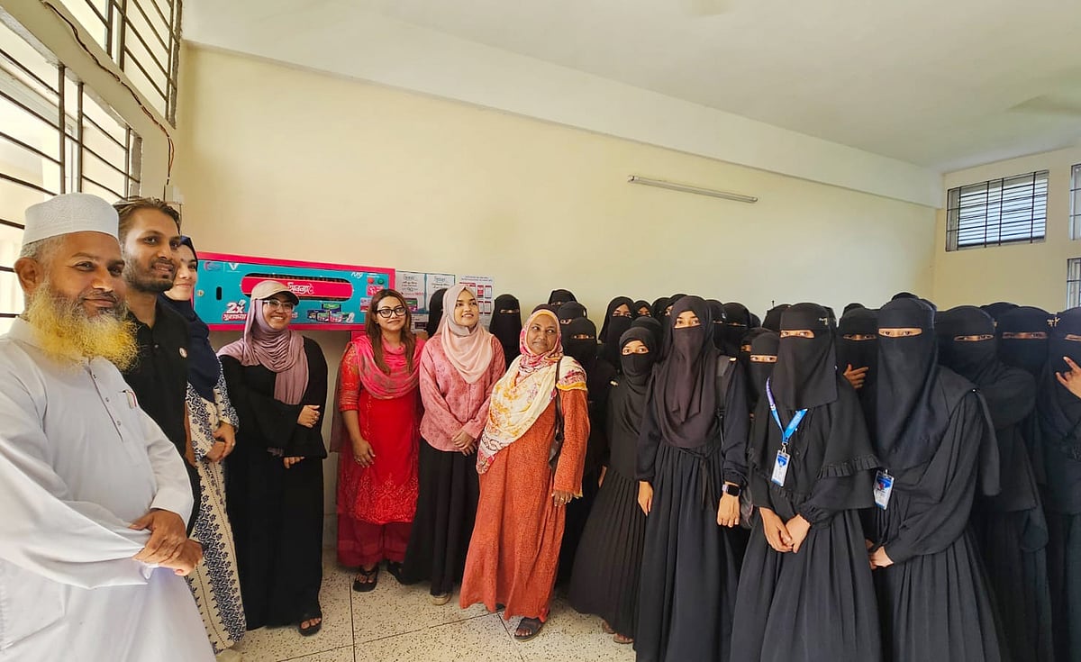 Fresh Anonna installs sanitary napkin vending machines in madrasahs across Bangladesh