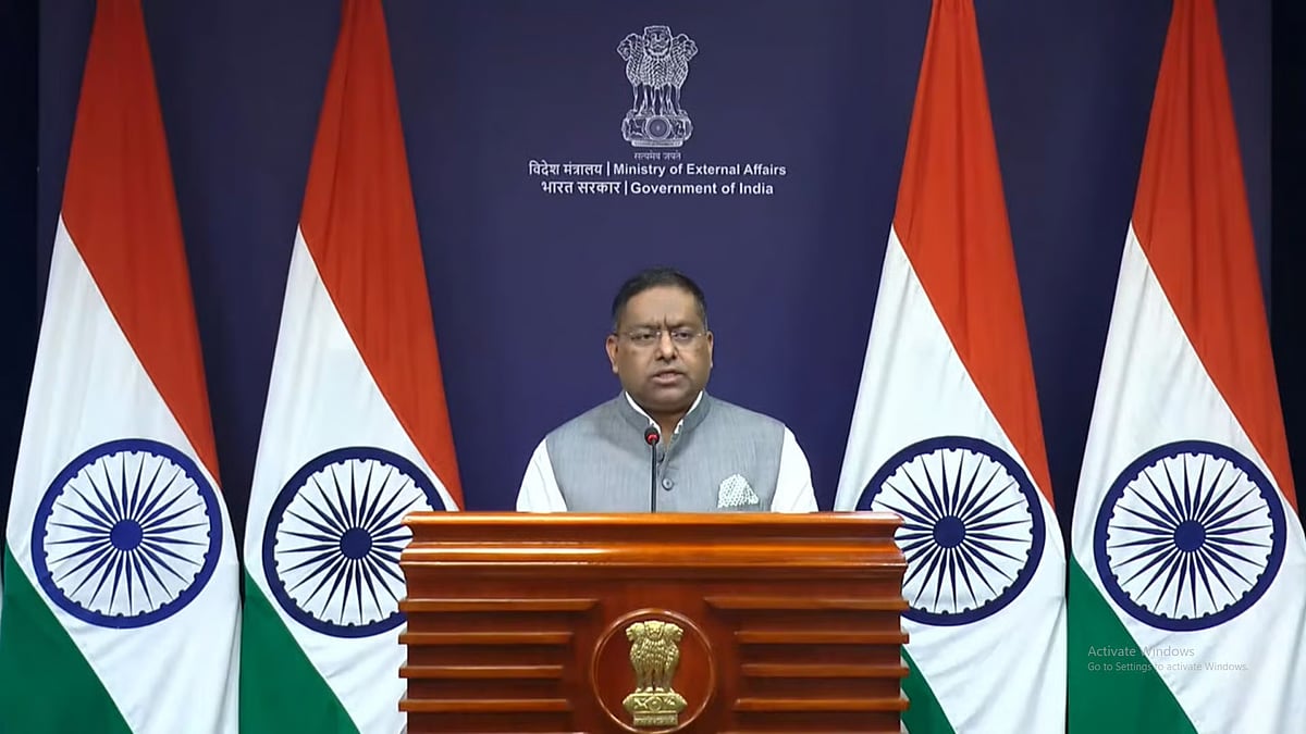 Indian Ministry of External Affairs spokesperson Randhir Jaiswal.