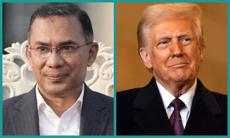 Prime Minister Tarique Rahman and US President Donald Trump.