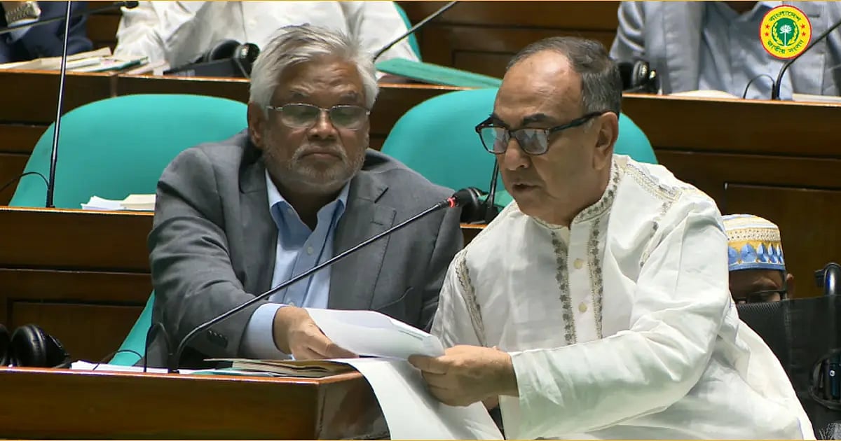 Ruling party lawmaker Mirza Abbas participated in the session for the first time after completing his long five and half months treatment in Malaysia and Singapore