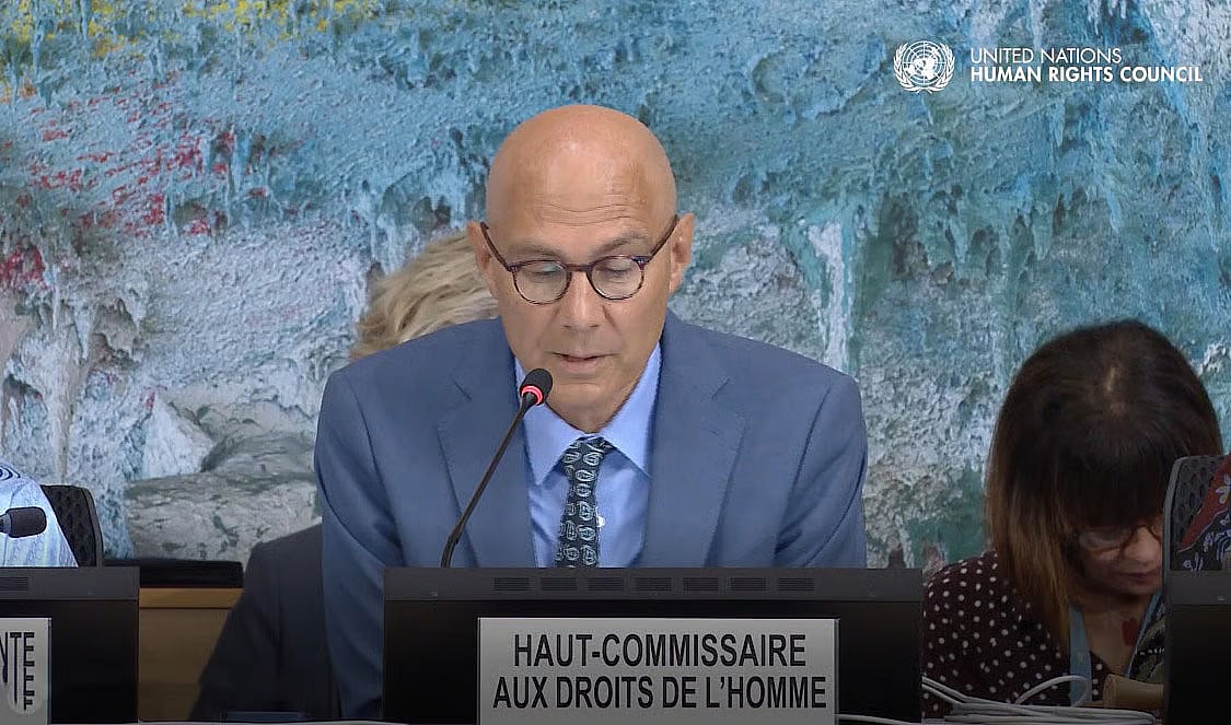 Volker Türk, the United Nations High Commissioner for Human Rights
