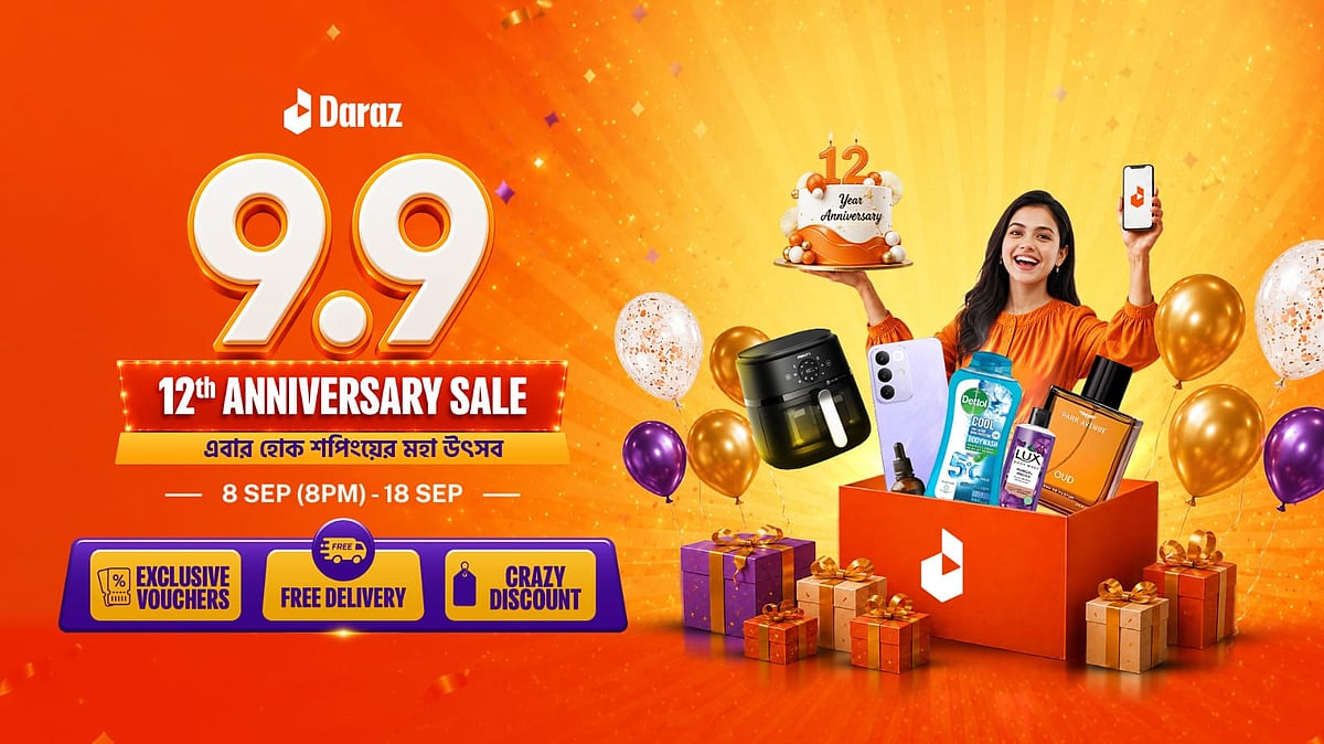 Daraz Bangladesh's 9. 9 Anniversary Sale
