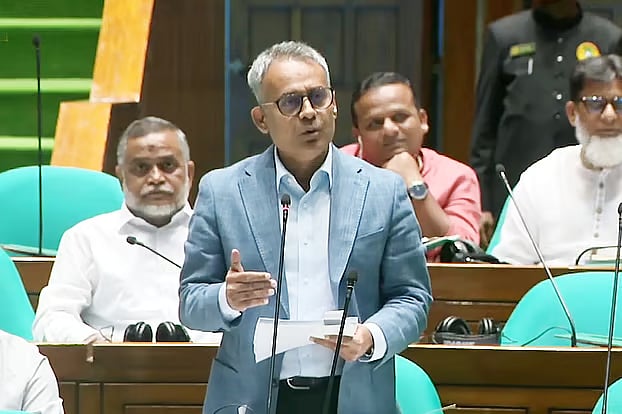 Road Transport and Bridges Minister Sheikh Rabiul Alam in Parliamen