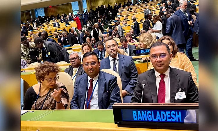 Prime Minister Tarique Rahman attended the opening segment of the 81st session of the UNGA at the UN Headquarters. 