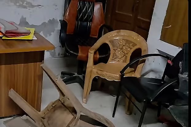 A video of a room inside Daudkandi Model Police Station in Cumilla has gone viral on Facebook.
