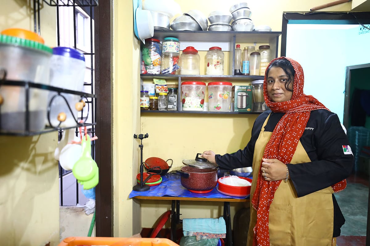 Fahmida Jannat is busy cooking