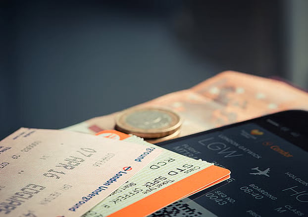 A large portion of the total budget for travelling abroad goes towards transportation