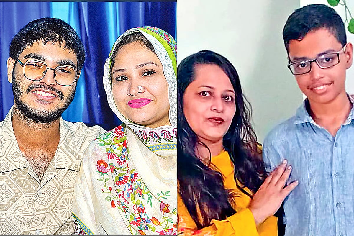Two mothers trying to protect their children from the growing threat of teen gangs. Tamanna Yasmin of Mohammadpur (left) and Lucky Rahman of Uttara (right).