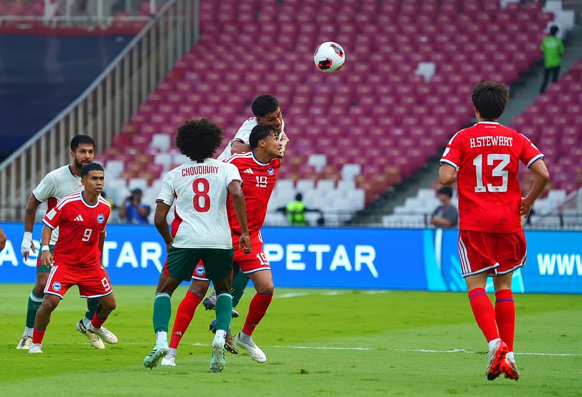 Singapore go into the break with a 1–0 lead over Bangladesh at the FIFA ASEAN Cup match in Indonesia.