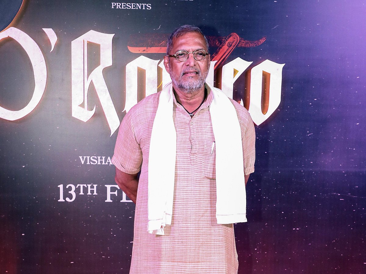 Actor Nana Patekar poses for a photograph during the poster launch of his upcoming movie ‘O’Romeo’, in Mumbai on 8 October 2026