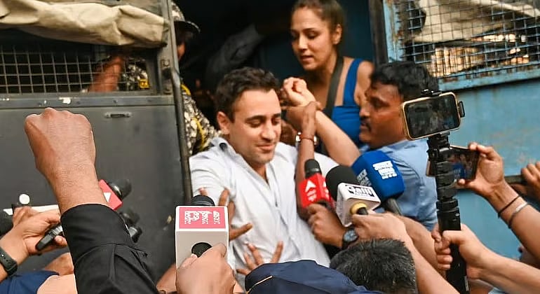 Bollywood actor Imran Khan was detained by the Mumbai Police on 10 October 2026.