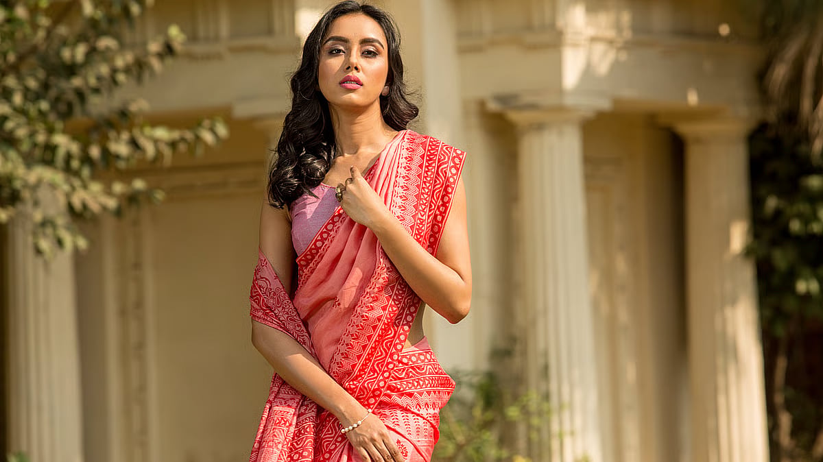 Block printing, screen printing and hand painting are being done on Rajshahi silk.