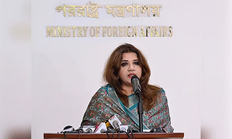 Bangladesh's State Minister-2 Shama Obaed Islam briefed newspersons separately at the Ministry of Foreign Affairs