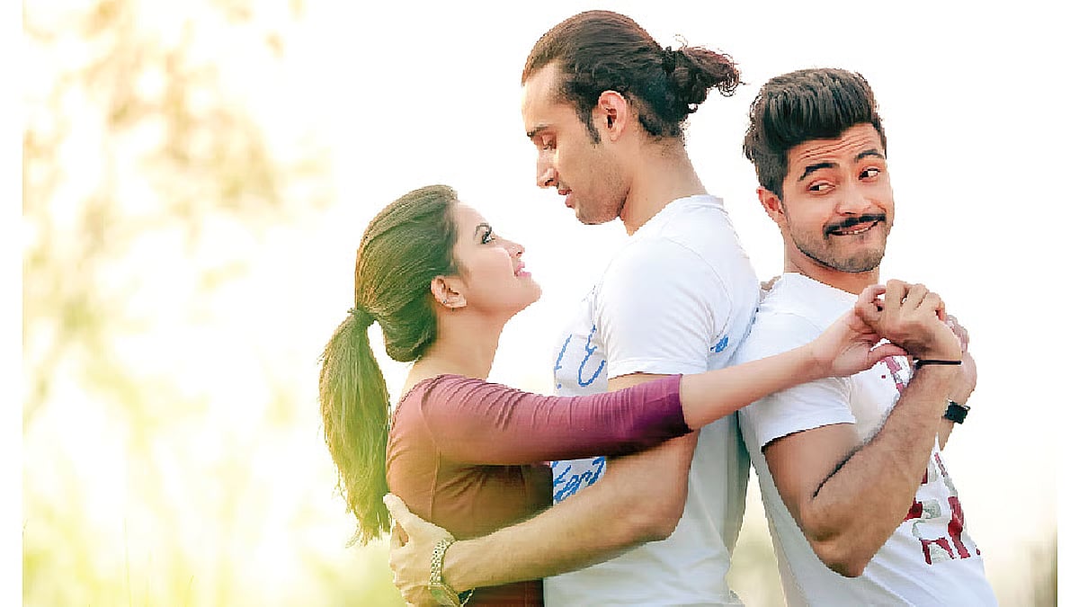 Tushi, Uday, and Razz in the film Ice Cream.
