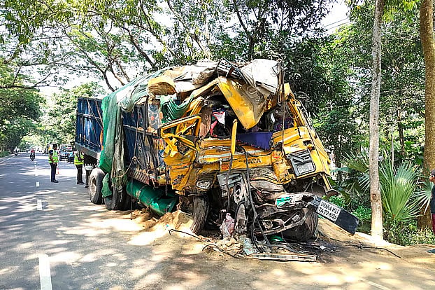 A bus collided with a truck on the Natore–Pabna highway in front of Banpara Police Investigation Centre on Tuesday, killing 12 people.