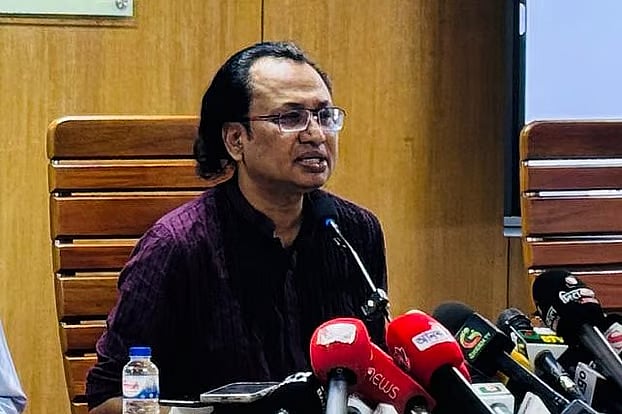 Prime Minister's Information and Broadcasting Advisor Zahed Ur Rahman is speaking at a regular press conference organised to inform about the government's activities. Today, Tuesday, at the Secretariat.