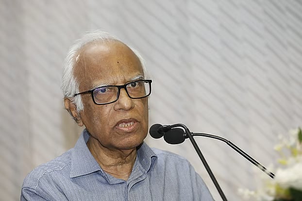 Wahiduddin Mahmud speaks at the opening session of the annual banking conference organised by BIBM on Wednesday morning, at the BIBM auditorium in Mirpur, Dhaka. 