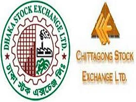 The Dhaka Stock Exchange and Chittagong Stock Exchange experienced a downtrend in the share price index.
