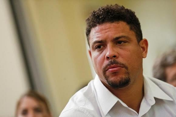 Former Brazilian footballer Ronaldo Nazário
