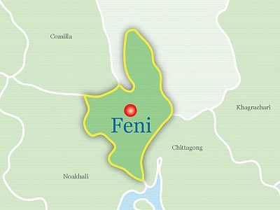 Map of Feni