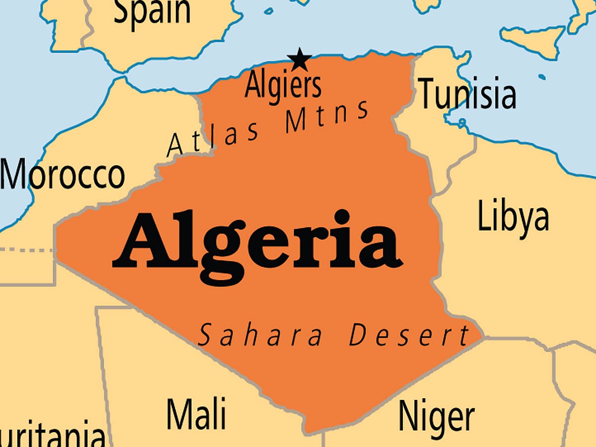 Map of Algeria
