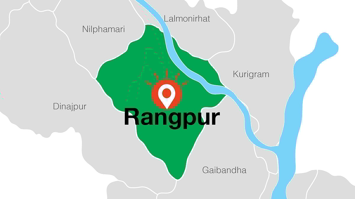Map of Rangpur