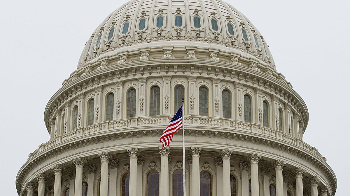 The Capitol Building in the United States.