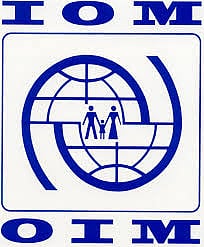 The International Organisation for Migration (IOM) logo.